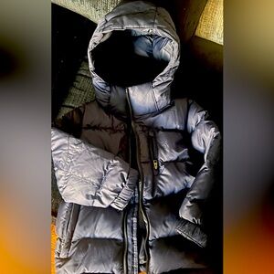 Navy Blue Polo Puffer coat Great Condition